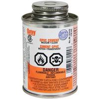 CPVC Cement, Medium, Clear, Dabber Top, 118 ml