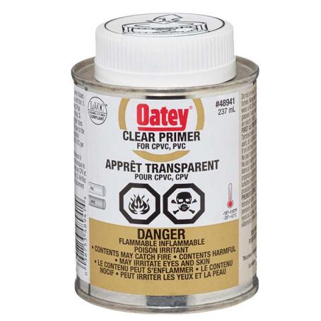 PVC/CPVC Primer, Clear, Dabber Top, 236 ml