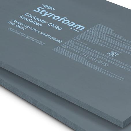 Sheet Insulation, CLADMATE CM20, 4 ft x 9 ft x 1.0