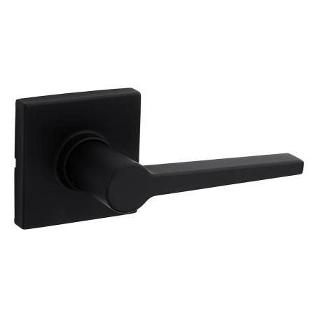 Passage Lever Set, DAYLON, Square Rosette, MATTE BLACK, Weiser Builder Pack