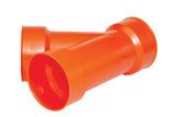 Corrugated Tubing, Wye - Snap, 4