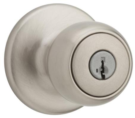 Keyed Entry Knob Set, YUKON, SATIN NICKEL, Weiser Visual Pack