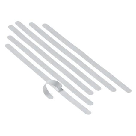 Safety Tread Strips, Self-Adhesive, WHITE, 6/pkg, Moen					