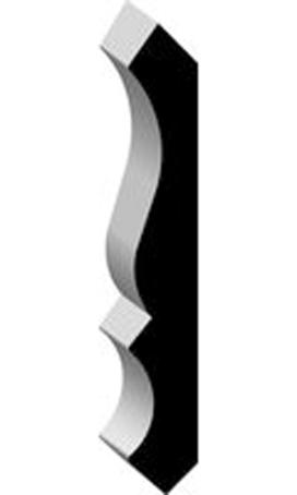 Crown Moulding, MDF Primed, 5/8