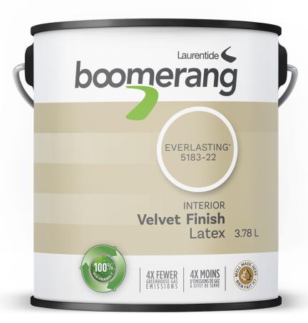 Paint, Interior, Latex, Boomerang, EVERLASTING, Velvet Finish, 3.78 liter
