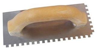 Tile Trowel, Square Notch, 1/4
