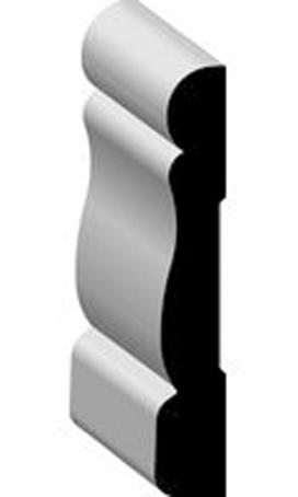 Casing, MDF Pre-Painted, 3/8