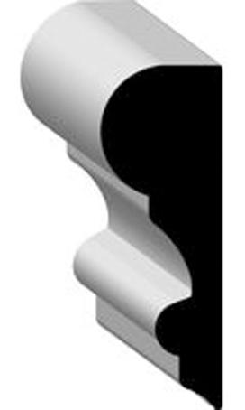 Chair Rail, MDF Painted, 5/8