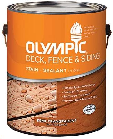 Olympic, DFS, Semi-Transparent Stain, Oil, Neutral Base, 3.78L 