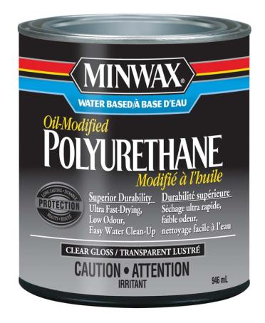 Varnish, Oil-Modified Polyurethane, Interior, Gloss, 946 ml, Minwax