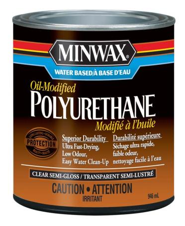 Varnish, Oil-Modified Polyurethane, Interior, Semi-Gloss, 946 ml, Minwax