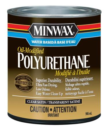 Varnish, Oil-Modified Polyurethane, Interior, Satin, 946 ml, Minwax