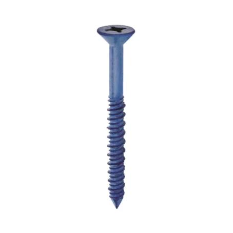 Concrete Screws, Flat Head, 1/4