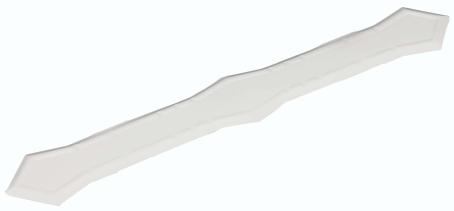 Eavestrough, Aluminum, White, DOWNSPOUT STRAP, 3