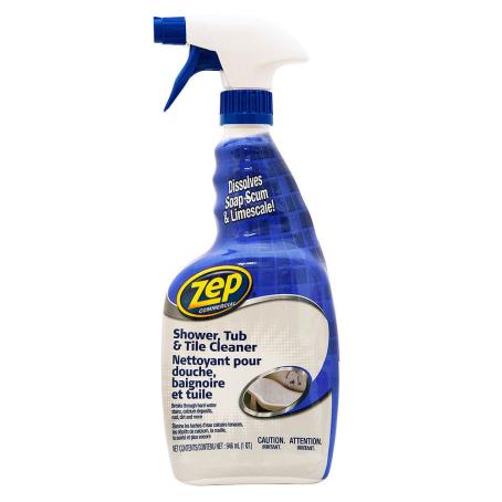 Shower Tub & Tile Cleaner, 946 ml Trigger Spray, ZEP