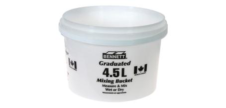 Utility Pail, Plastic, 4.5 L, w/Graduated Measure, w/Handle, Mixing Bucket 