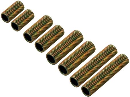 Threaded Nipples, for Light Fixture, 8 assorted pcs