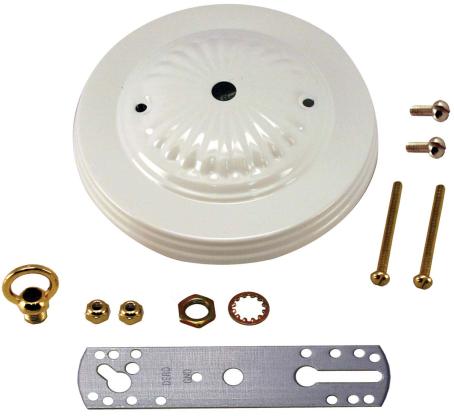 Ceiling Canopy Kit White Deluxe Kit