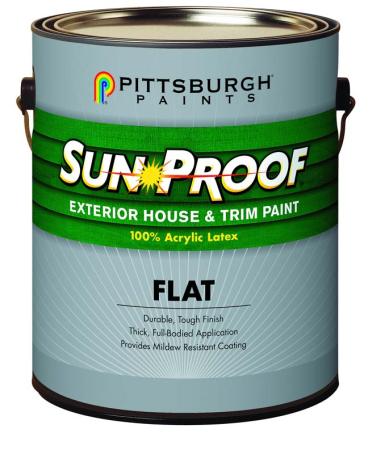 Paint, Exterior, Acrylic Latex, SUNPROOF, Flat, Midtone Base, 946 ml