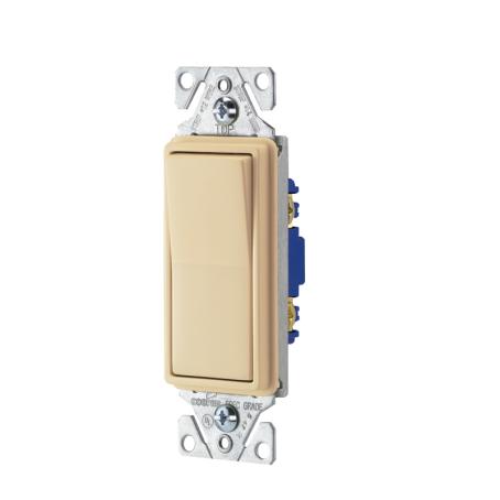 Switch, Single-Pole, Decora, Ivory
