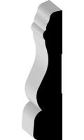 Casing, MDF Pre-Painted White, 5/8