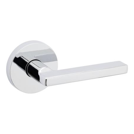 Passage Lever Set, HALIFAX, Round Rosette, POLISHED CHROME, Weiser Builder Pack