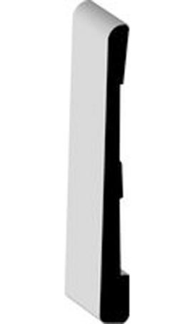Baseboard, PVC White, 5/16
