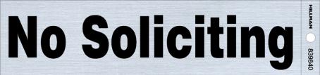 Sign, Self-Adhesive Mylar, 2