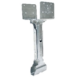 Post Base, Elevated, for 4x4, Hot-Dipped Galvanized, Simpson