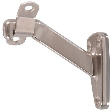 Handrail Bracket, Heavy Duty, SATIN NICKEL, 1/pkg
