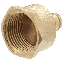 Female Adapter, PEX Insert Brass, 1/2