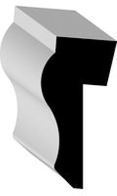 Chair Rail, Finger-Joint Pine Primed, 13/16