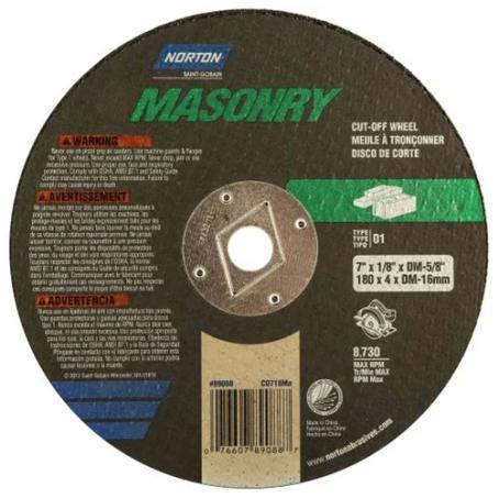 Cut Off Wheel, Masonry, 7