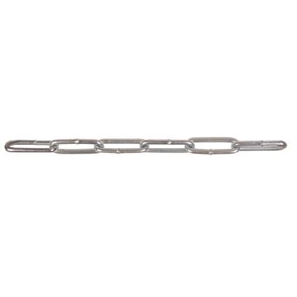 Chain, 2/0 Coil, Zinc-Plated Steel, Mfg #52010(200), sold by the foot