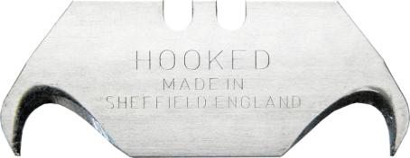Utility Knife Blades, Deep Hook Roofing, 100/pkg