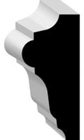 Chair Rail, Oak, 3/4
