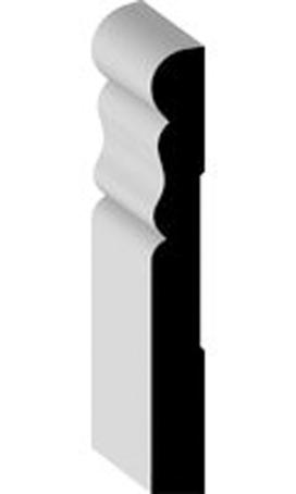 Baseboard, Oak, 3/8 x 3-1/8