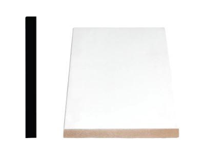 Baseboard, MDF Primed, 1/2