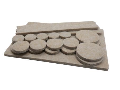 Felt Gard Pads, Heavy-Duty, Assorted Multi-Pack, 27/pkg 