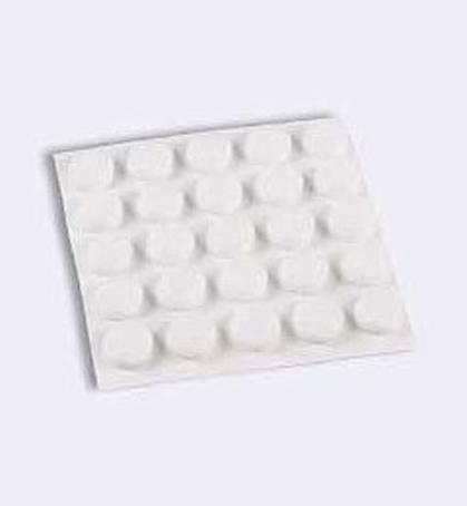 Surface Gard Pads, Medium-Duty, WHITE Felt, 3/8