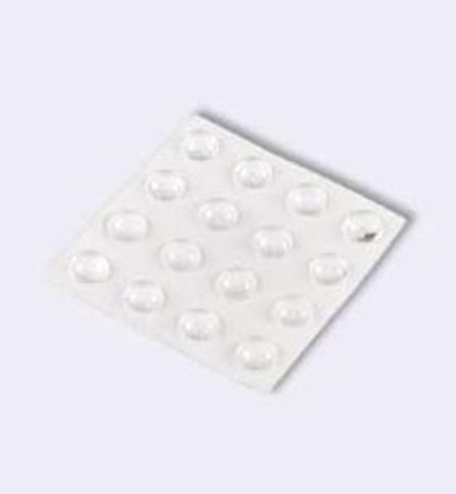 Surface Gard Pads, Clear Vinyl, 1/2