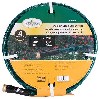 Garden Hose, PVC, 4-Ply, 5/8