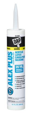 Caulking, Dap Alex Plus, CLEAR, 300 ml