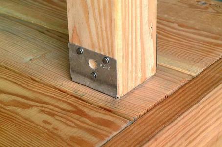 Post Base, 4x4, Galvanized