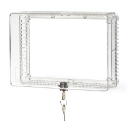 Thermostat Cover, Clear Plastic, Locking, Honeywell