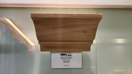Crown Moulding, Poplar, 3/4